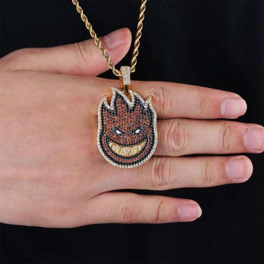 SPITFIRE PENDANT & CHAIN AAA+
