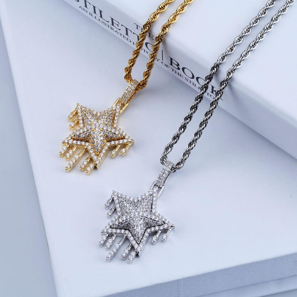 DRIP STAR PENDANT & CHAIN AAA+