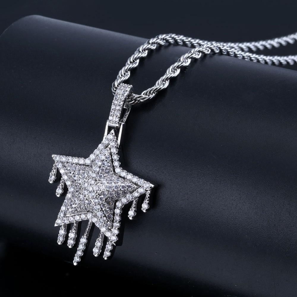 DRIP STAR PENDANT & CHAIN AAA+