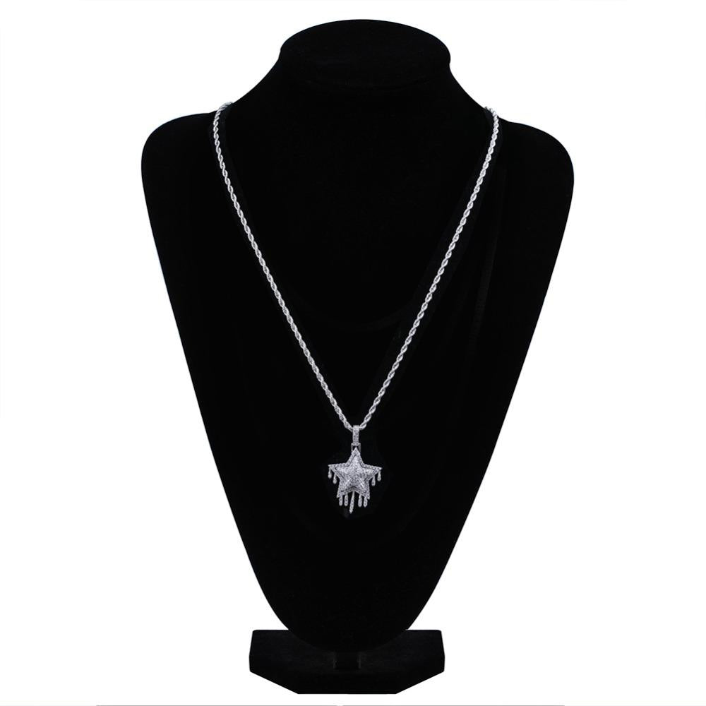DRIP STAR PENDANT & CHAIN AAA+