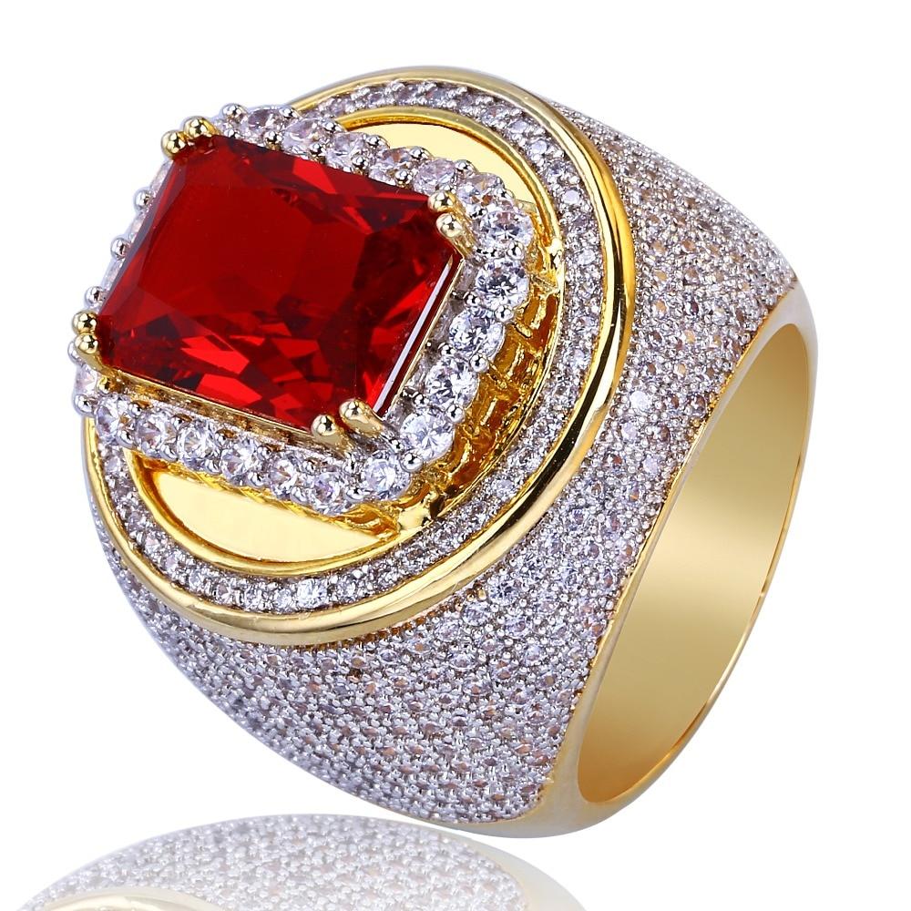RUBY LAB MADE AAA+ RING