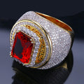 RUBY LAB MADE AAA+ RING