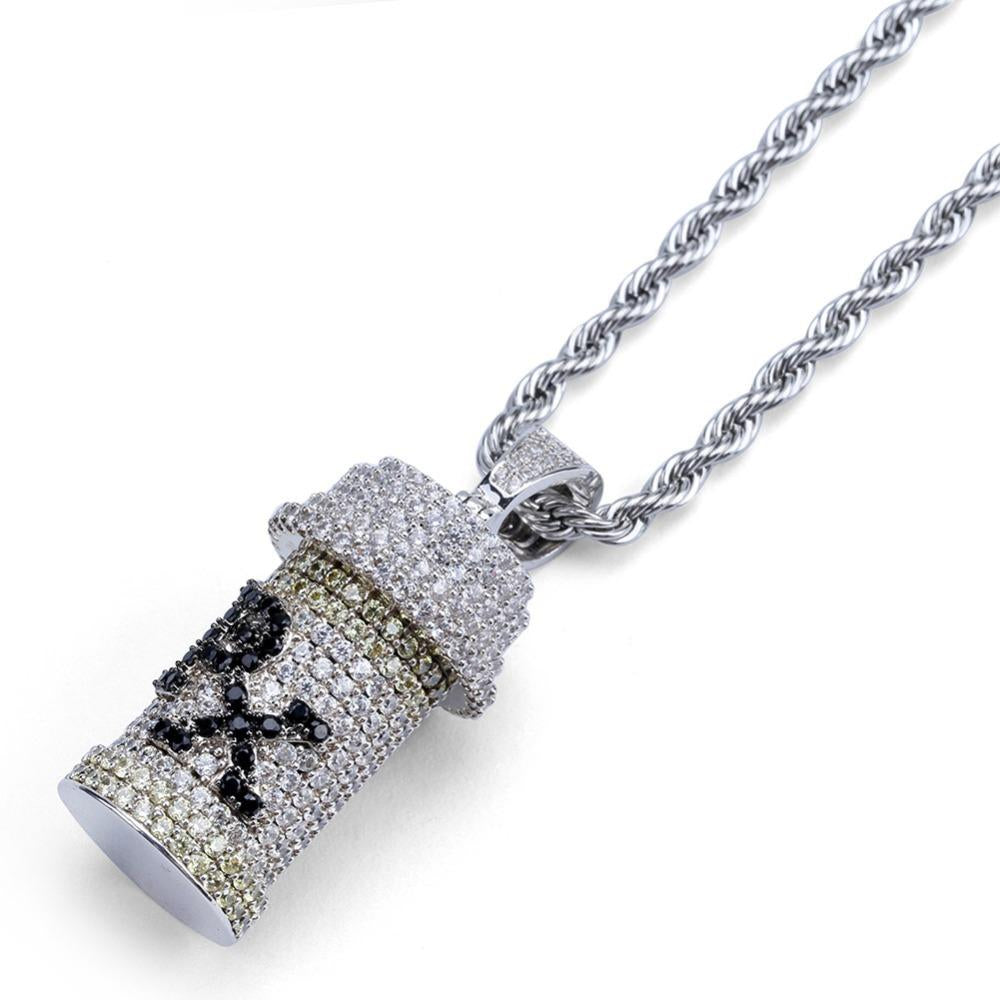 OP-ENABLE MEDICINE BOTTLE PENDANT AAAA+