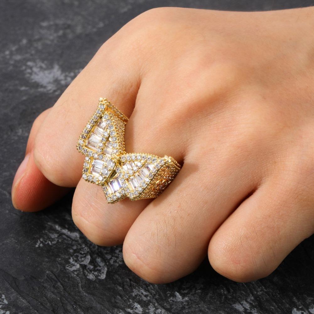 LAB MADE BUTTERFLY RING AAA+
