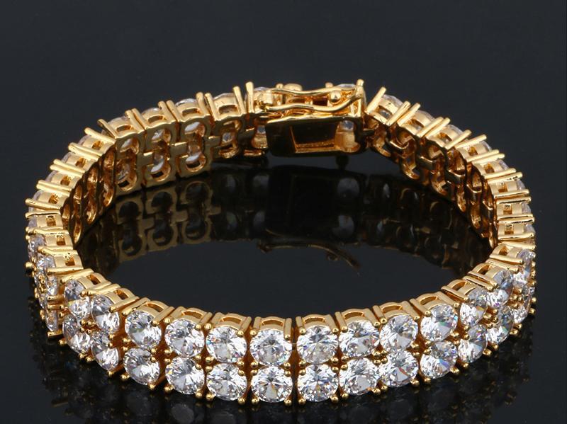 DOUBLE ROW TENNIS BRACELET 10MM