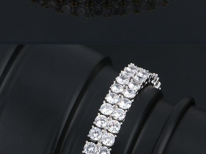 DOUBLE ROW TENNIS BRACELET 10MM