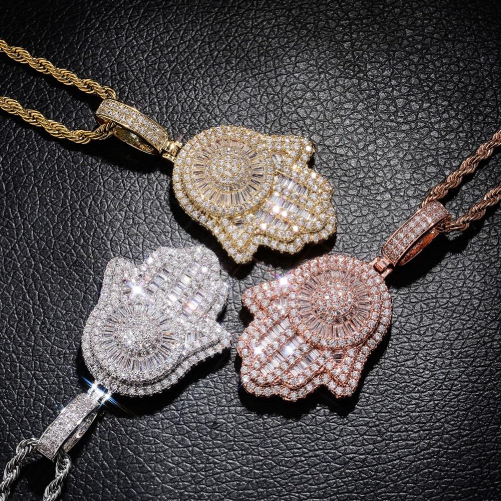 HAMZA ICED OUT PENDANT