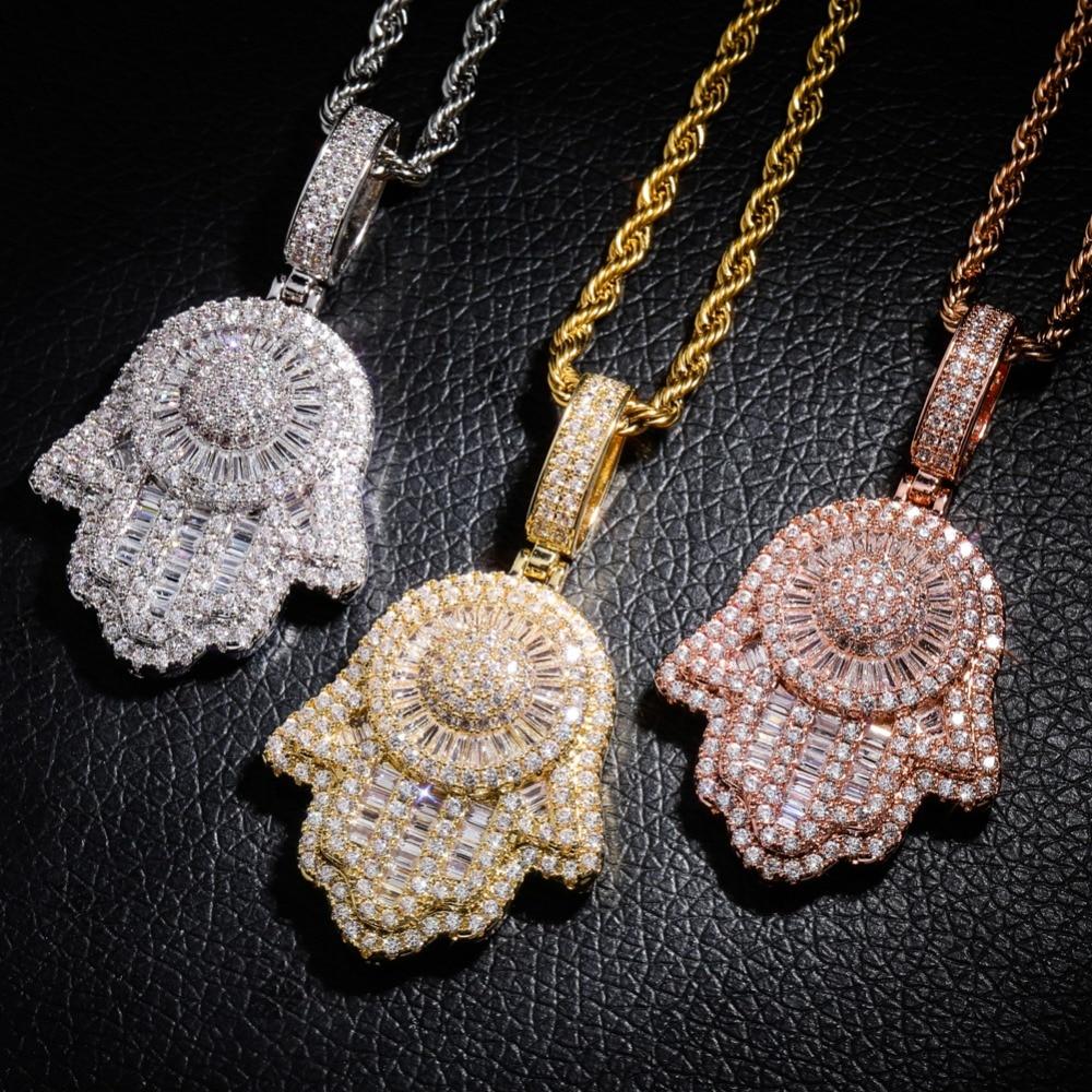 HAMZA ICED OUT PENDANT