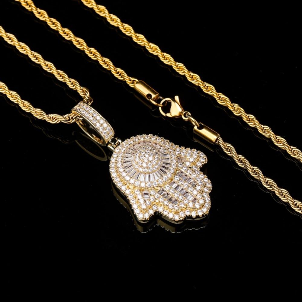 HAMZA ICED OUT PENDANT