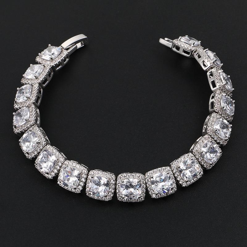 TENNIS ROW NECKLACE/BRACELET SET AAAAA+