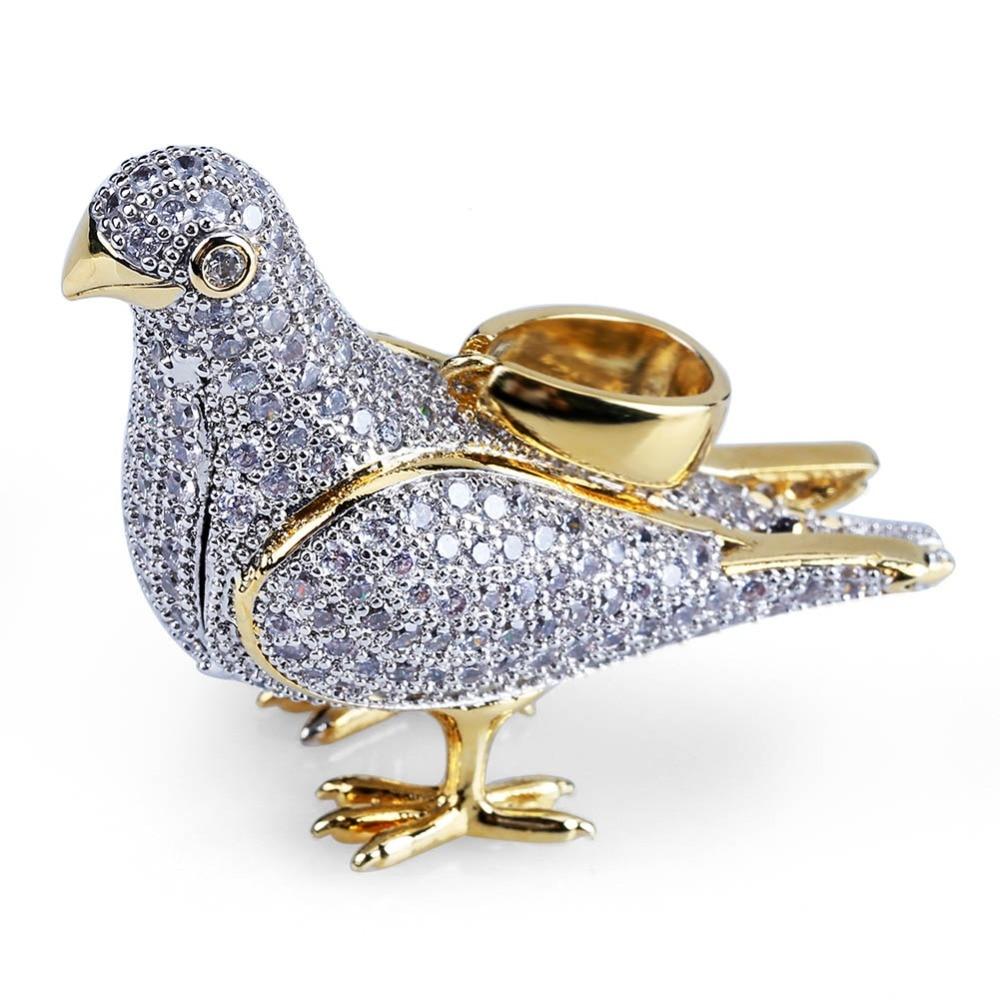 PIGEON AAAA+ PENDANT & CHAIN