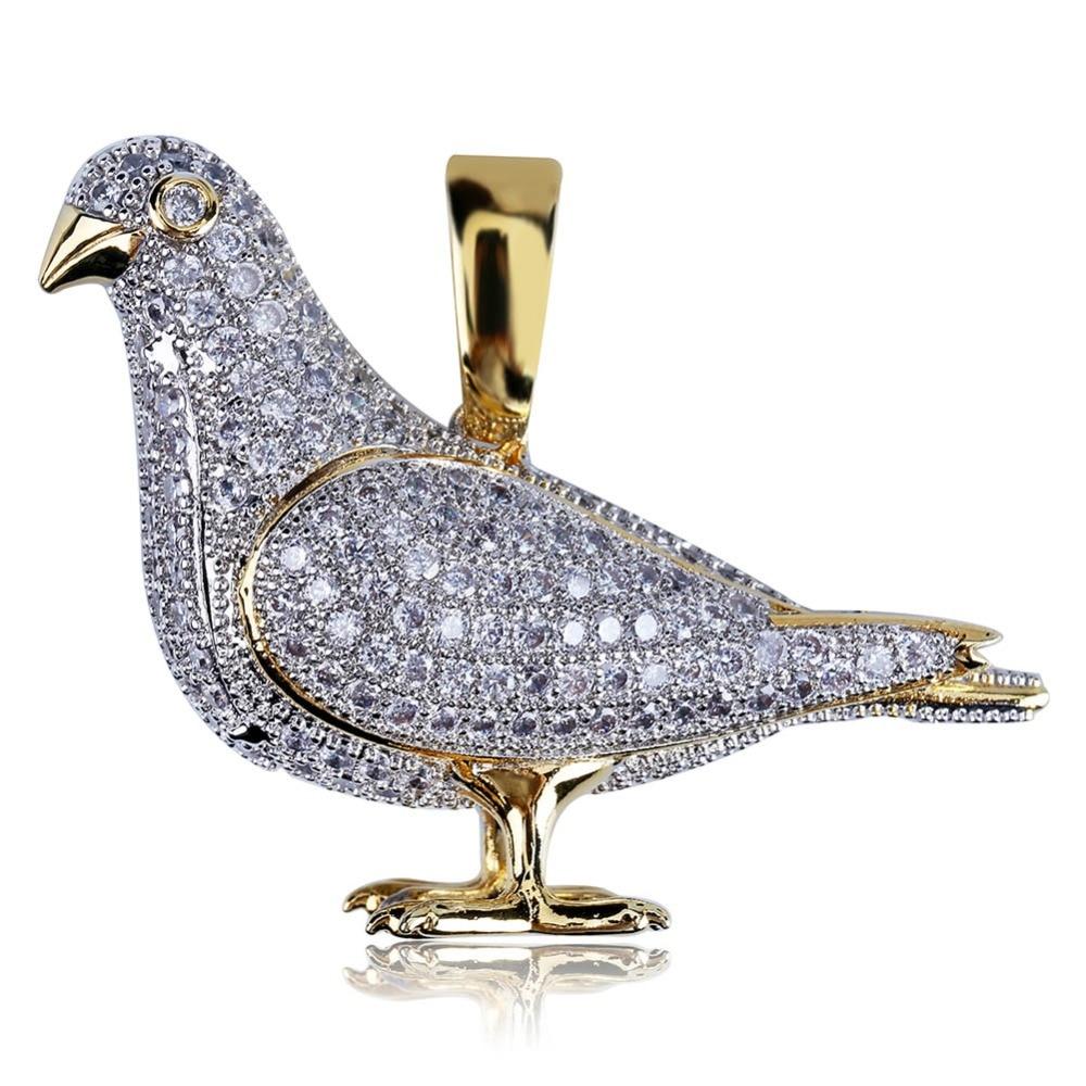 PIGEON AAAA+ PENDANT & CHAIN