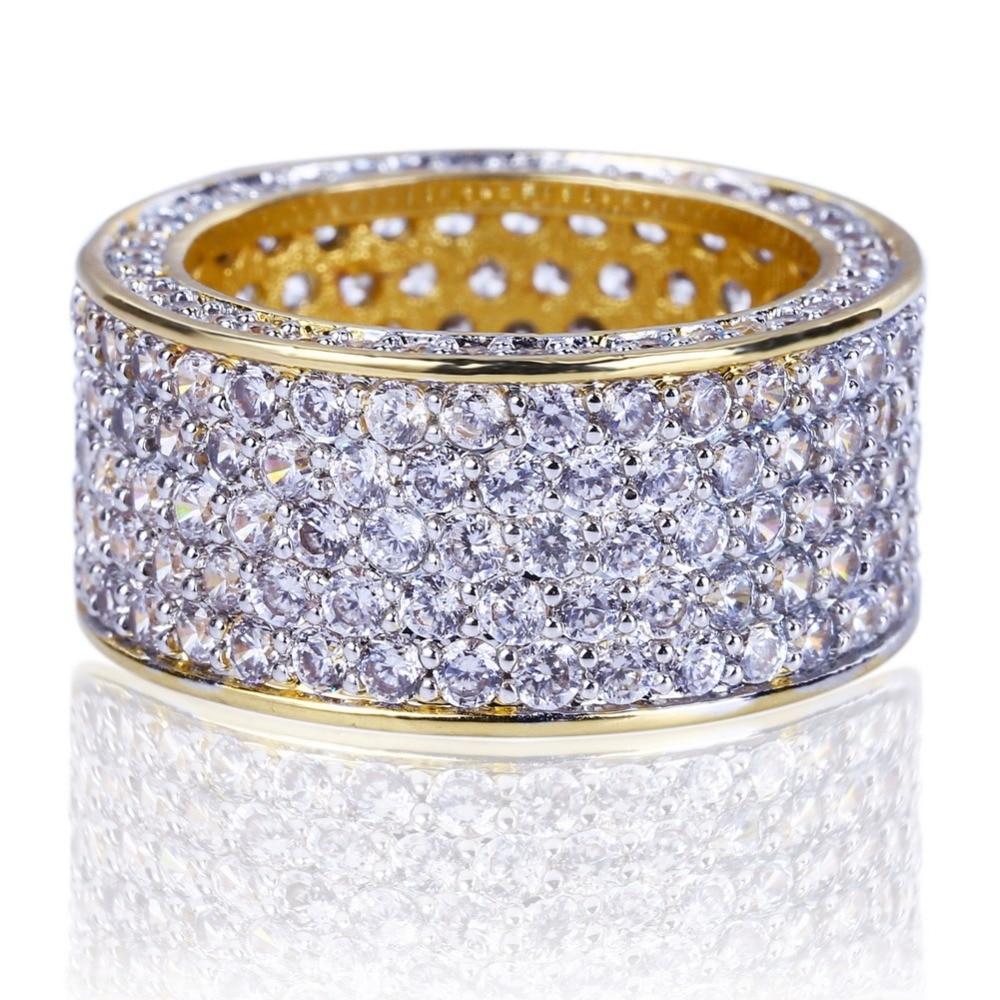 DOUBLE DIPPED LAB MADE PAVE RING AAA+