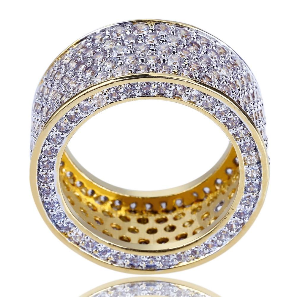 DOUBLE DIPPED LAB MADE PAVE RING AAA+