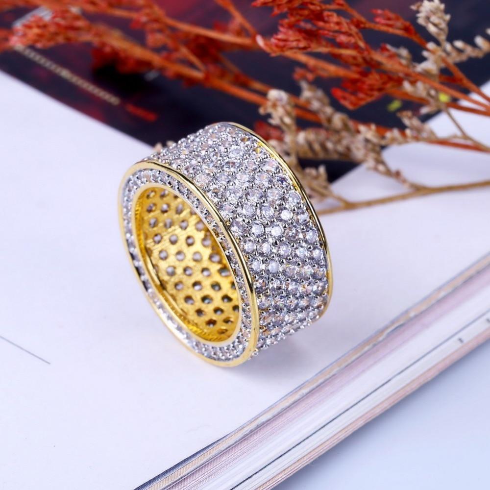 DOUBLE DIPPED LAB MADE PAVE RING AAA+