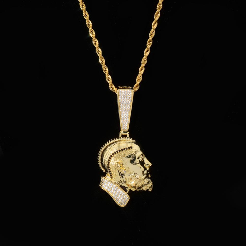 NIPSEY WHITE GOLD PLATED PENDANT AAAA+