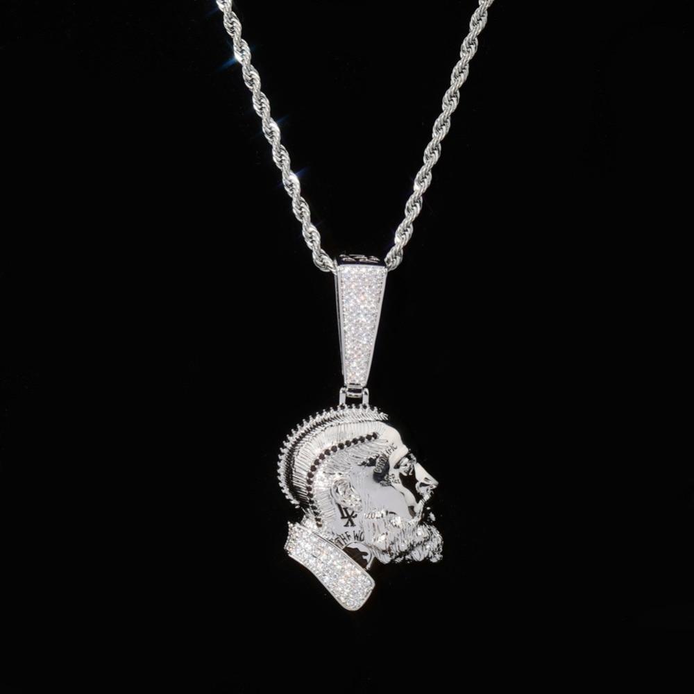 NIPSEY WHITE GOLD PLATED PENDANT AAAA+