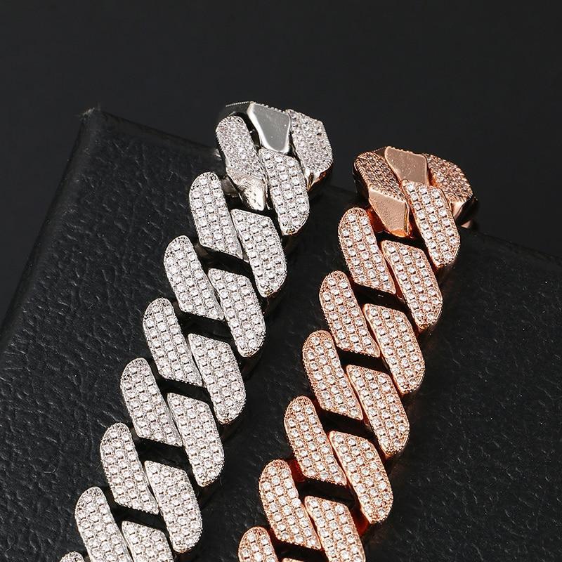 RHINESTONE BARB LINK BRACELET