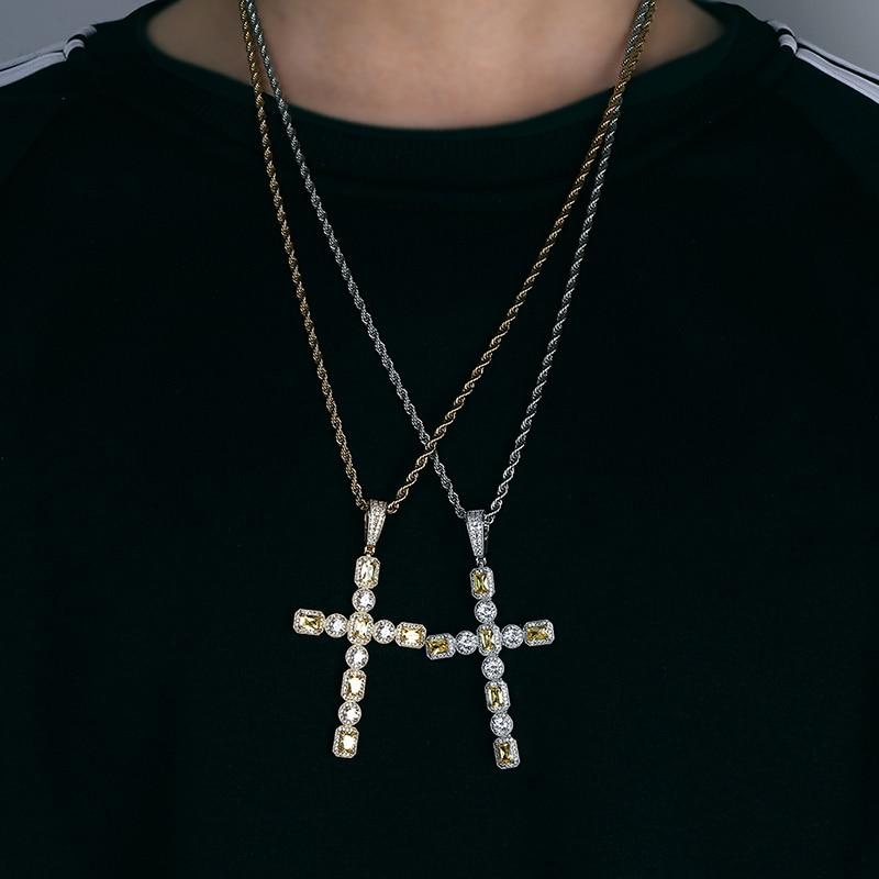 CANARY CLEAR CUT SOLITAIRE LAB MADE PENDANT & CHAIN (EXCLUSIVE)