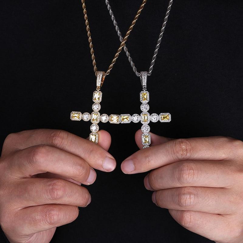 CANARY CLEAR CUT SOLITAIRE LAB MADE PENDANT & CHAIN (EXCLUSIVE)