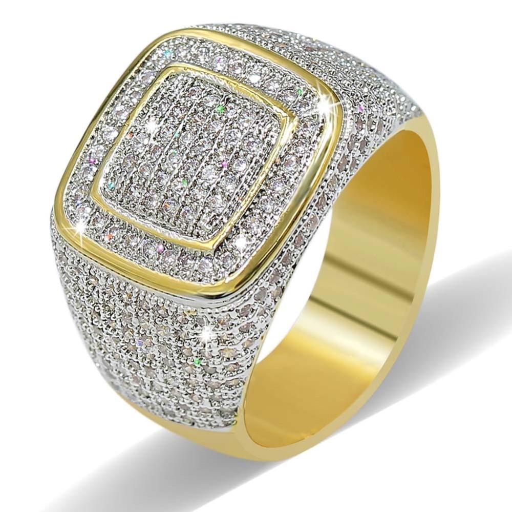 CZ SQUARE LAB MADE AAA+ RING