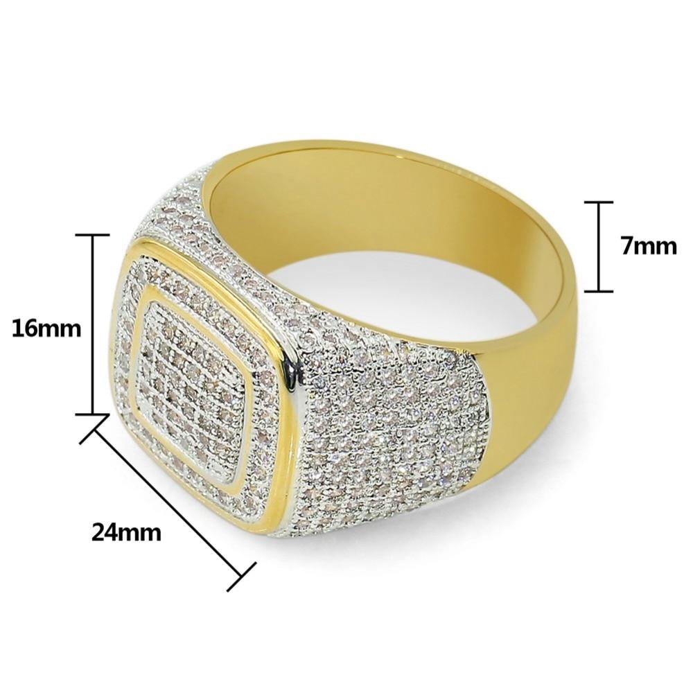 CZ SQUARE LAB MADE AAA+ RING