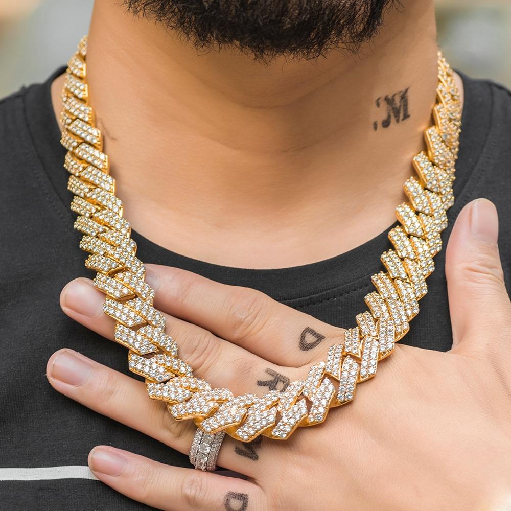19MM DOUBLE ROW CUBAN LINK AAA+