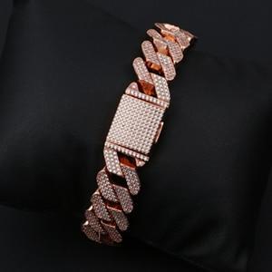 RHINESTONE BARB LINK BRACELET