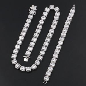 TENNIS ROW NECKLACE/BRACELET SET AAAAA+