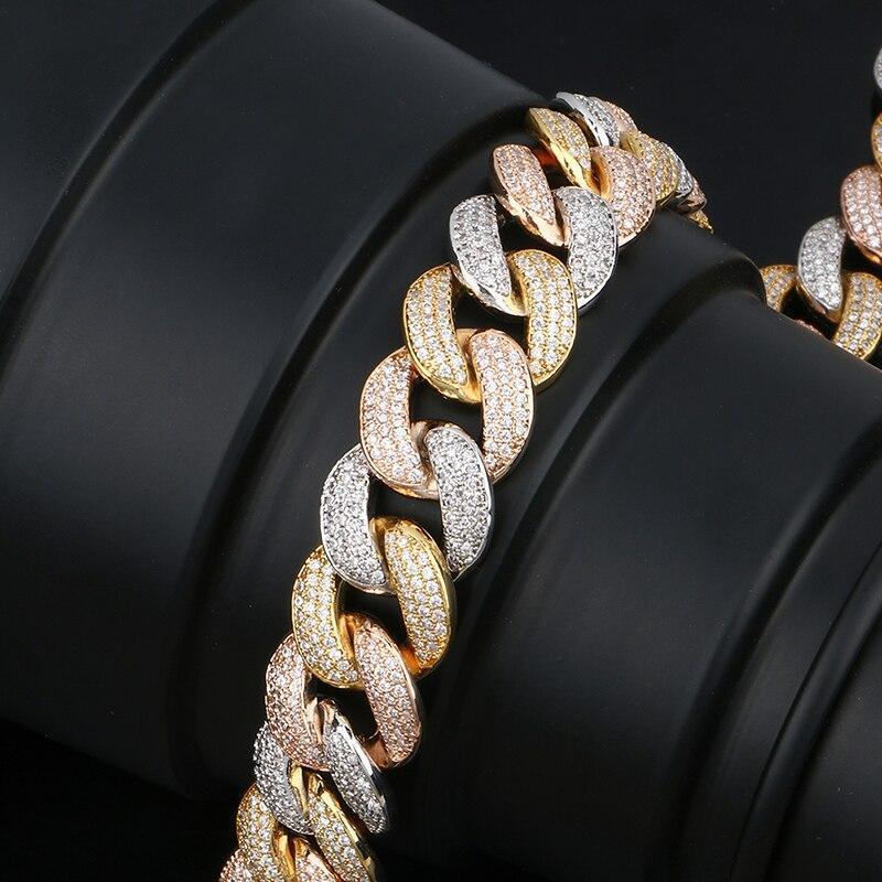 GOLD/SILVER CUBAN LINK AAA+