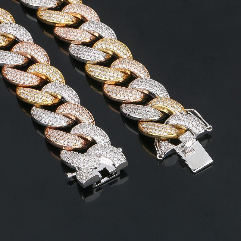 GOLD/SILVER CUBAN LINK AAA+