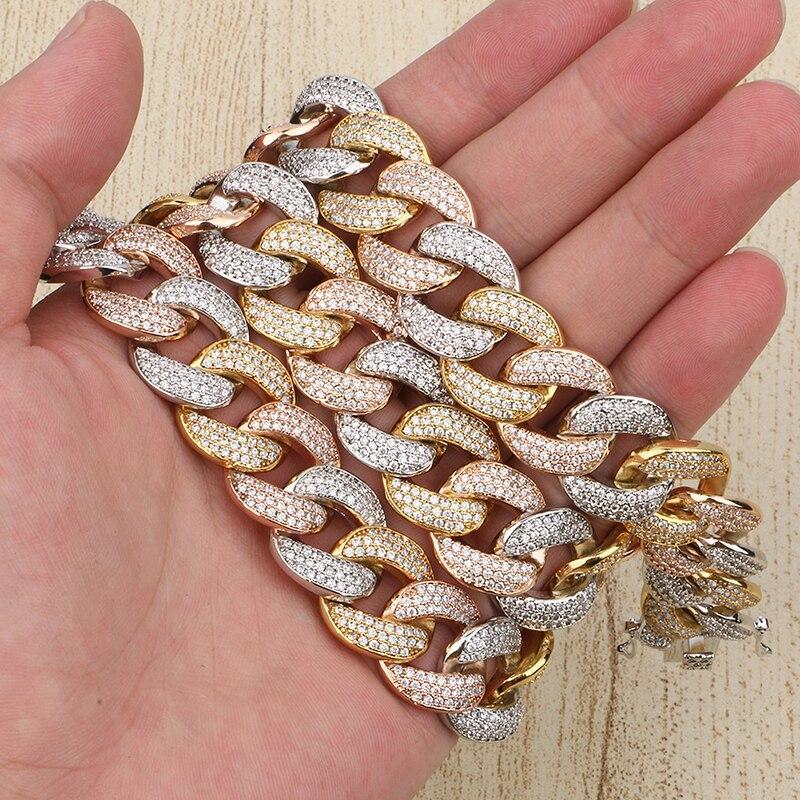 GOLD/SILVER CUBAN LINK AAA+