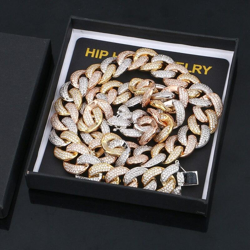 GOLD/SILVER CUBAN LINK AAA+
