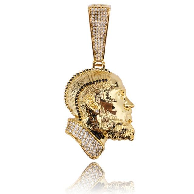 NIPSEY WHITE GOLD PLATED PENDANT AAAA+