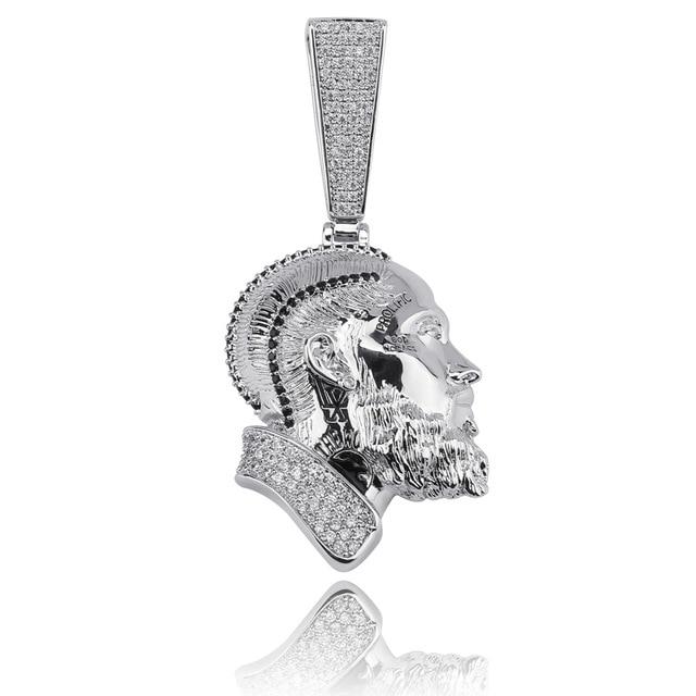 NIPSEY WHITE GOLD PLATED PENDANT AAAA+