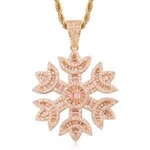 BAGUETTE CRYSTAL SNOW PENDANT