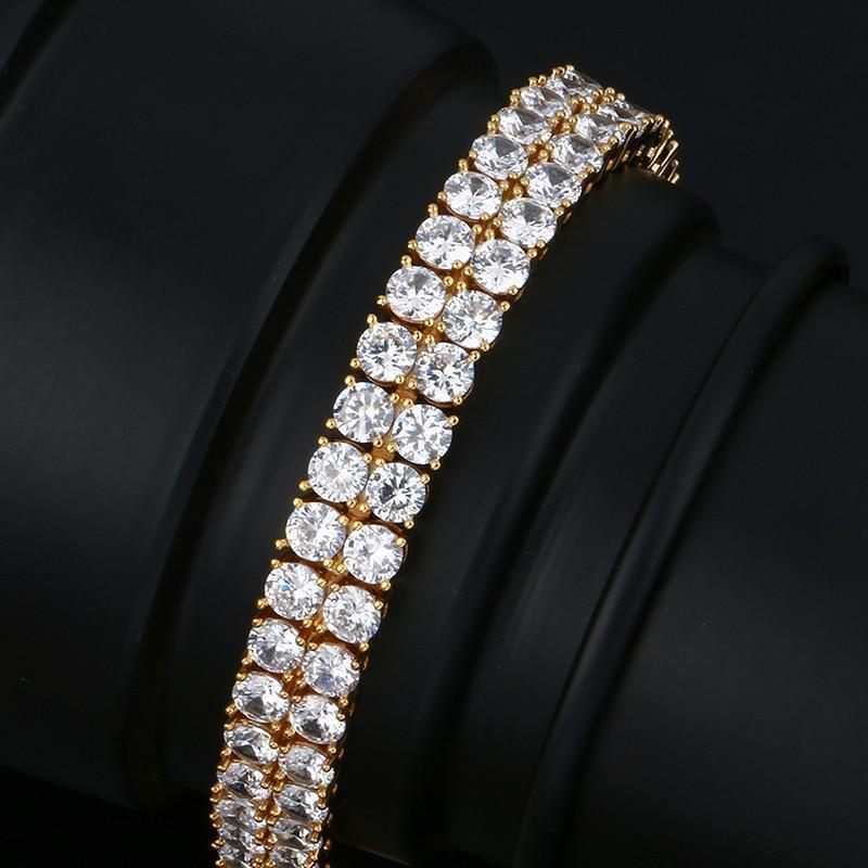 DOUBLE ROW TENNIS BRACELET 10MM