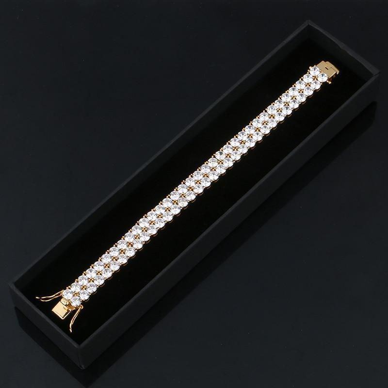 DOUBLE ROW TENNIS BRACELET 10MM