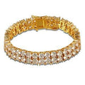 DOUBLE ROW TENNIS BRACELET 10MM