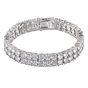 DOUBLE ROW TENNIS BRACELET 10MM