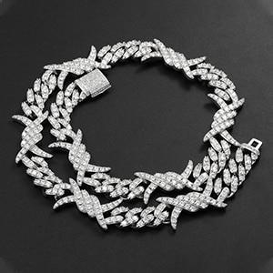 BARB WIRE CUBAN LINK
