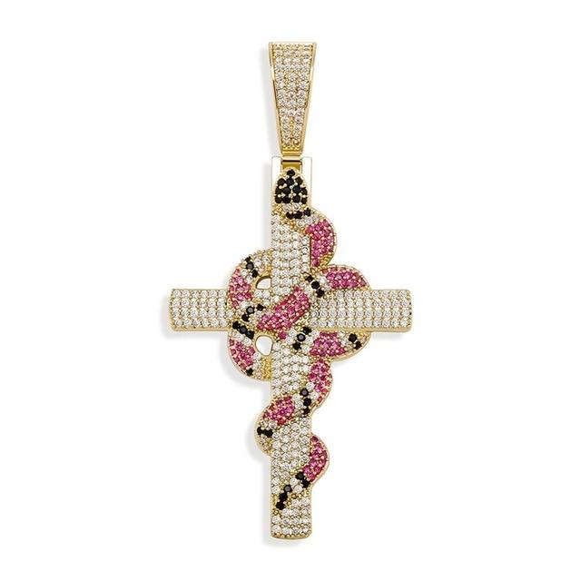 GUCCI SNAKE CROSS CHAIN AAAA+