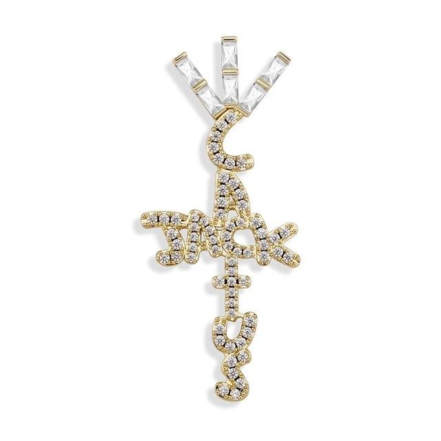 CACTUS JACK PENDANT & CHAIN AAAA+