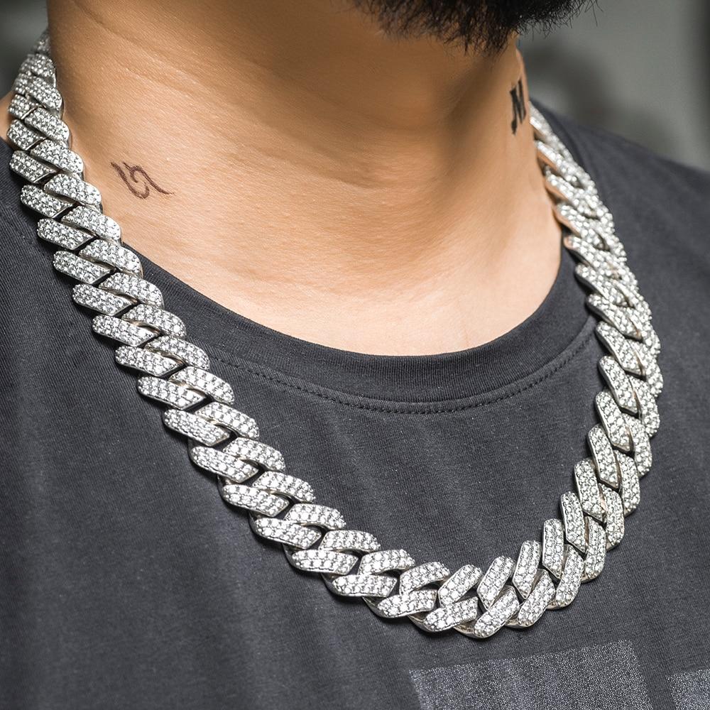 19MM DOUBLE ROW CUBAN LINK AAA+