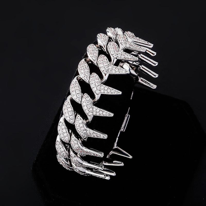 CUBAN SPIKED BRACELET AAA+