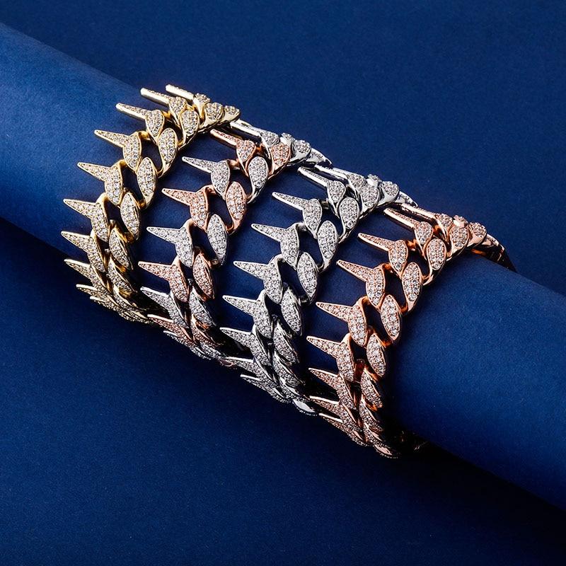 CUBAN SPIKED BRACELET AAA+