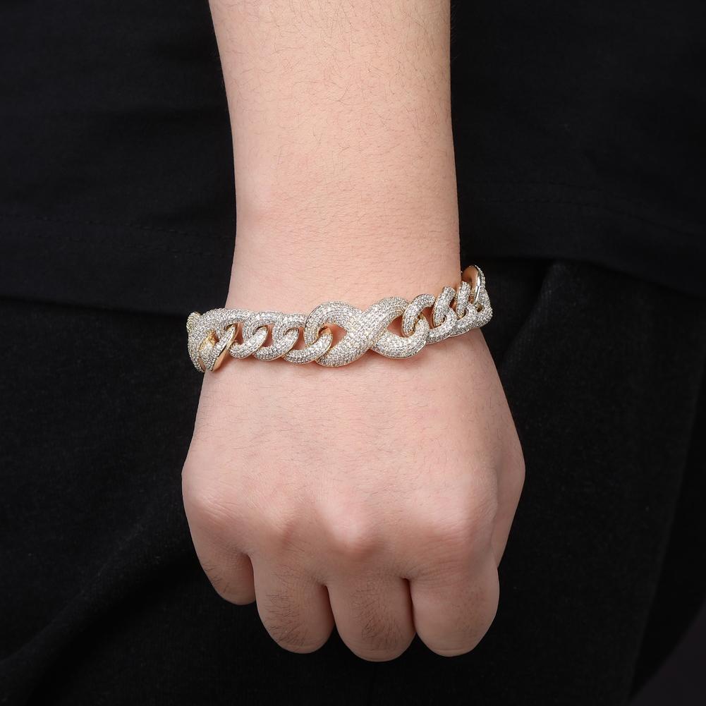 INFINITI CUBAN LINK BRACELET AAAA+