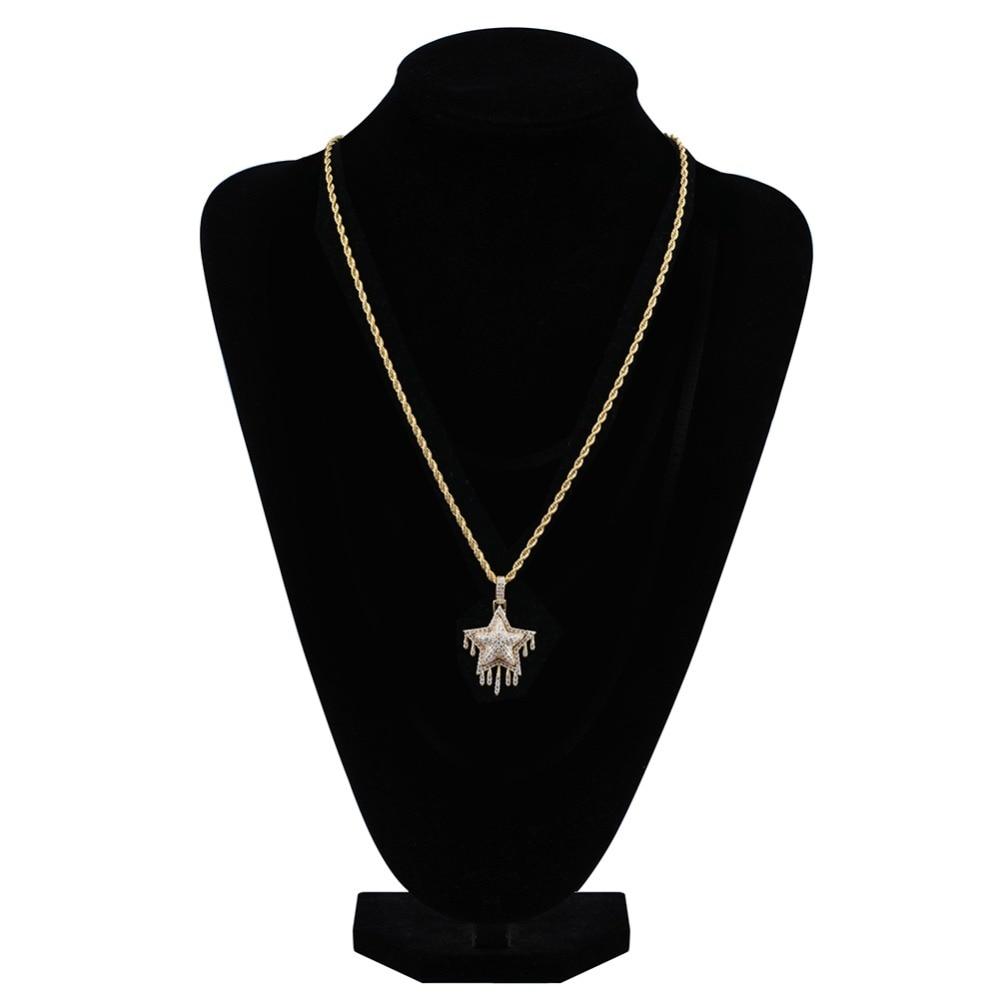 DRIP STAR PENDANT & CHAIN AAA+