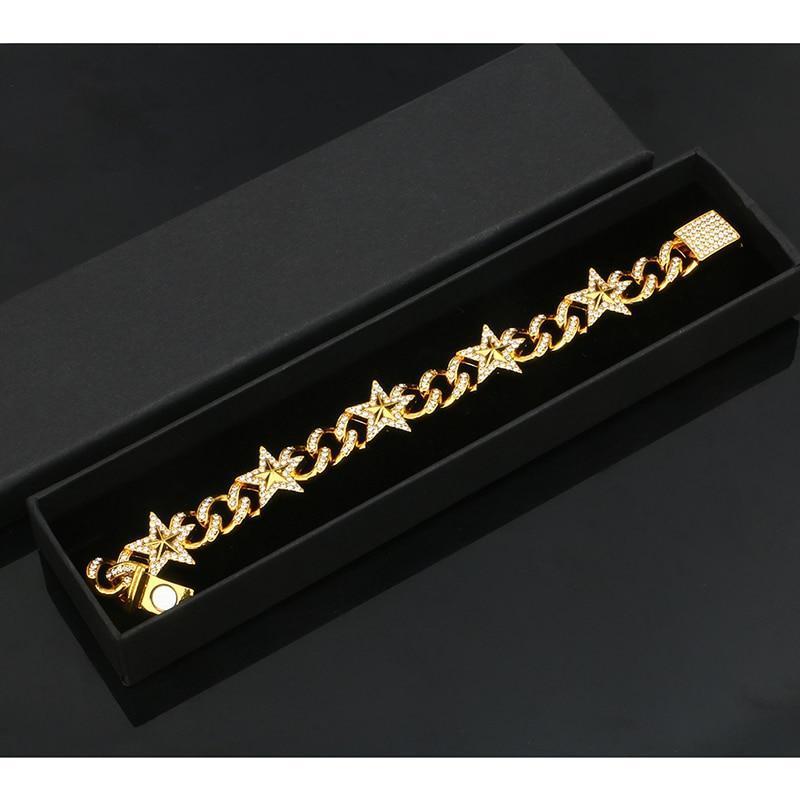 STAR BRIGHT CUBAN BRACELET