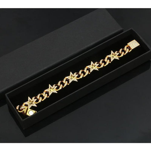 STAR BRIGHT CUBAN BRACELET